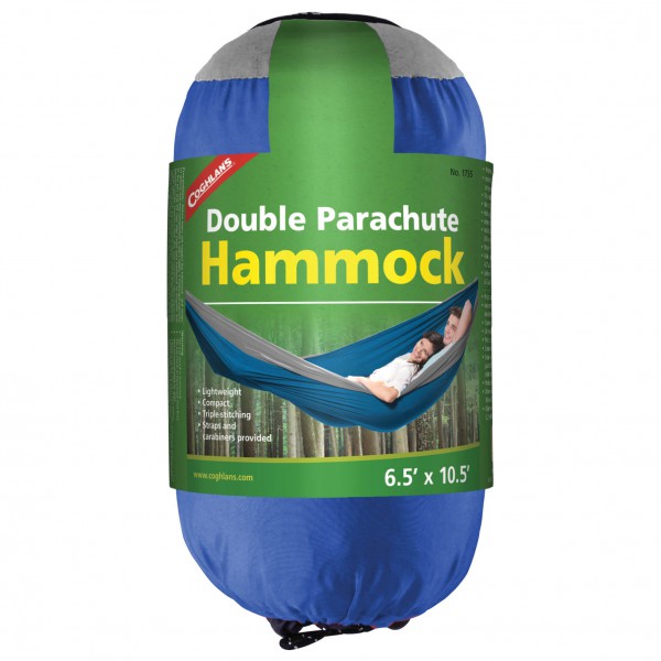 Coghlans - Hängematte Parachute - Hängematte Gr Double blau/grün/oliv Coghlans - Hängematte Parachute - Hängematte Gr Double blau/grün/oliv von Coghlans