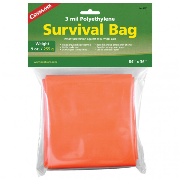 Coghlans - Survival Bag - Biwaksack Gr 210 x 90 cm bunt