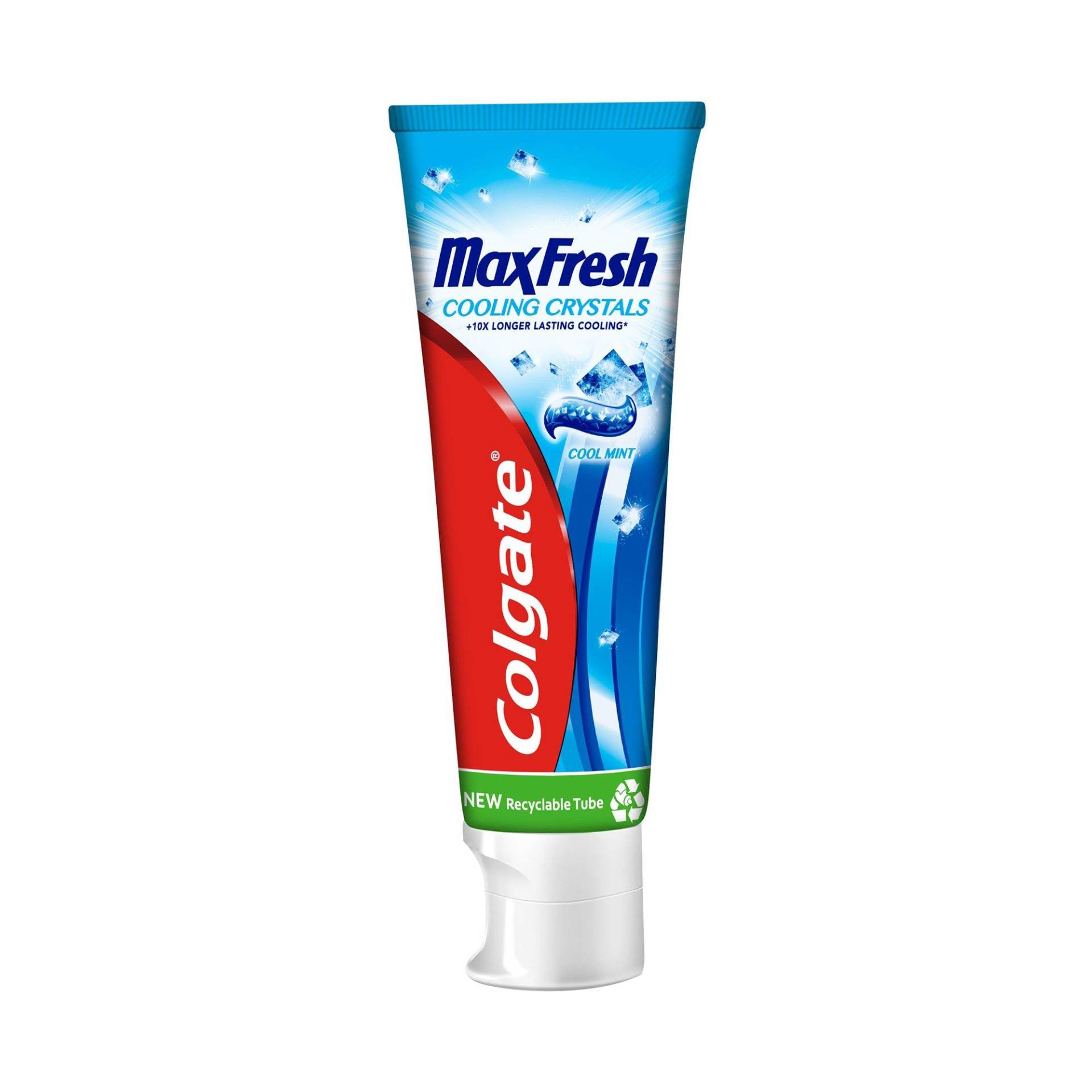 Max Fresh Cooling Crystals Zahnpasta, Langanhaltendes Frischegefühl Damen  75ml von Colgate