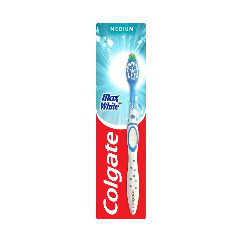 Max White Mittel Zahnbürste, Für Natürlich Weisse Zähne Damen  1 pezzo von Colgate