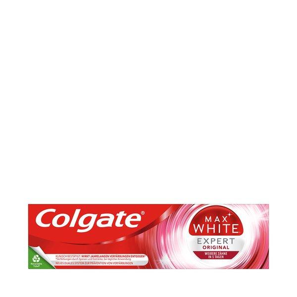 Max White Expert Original Zahnpasta, Gegen Langzeitverfärbungen Damen  75ml von Colgate