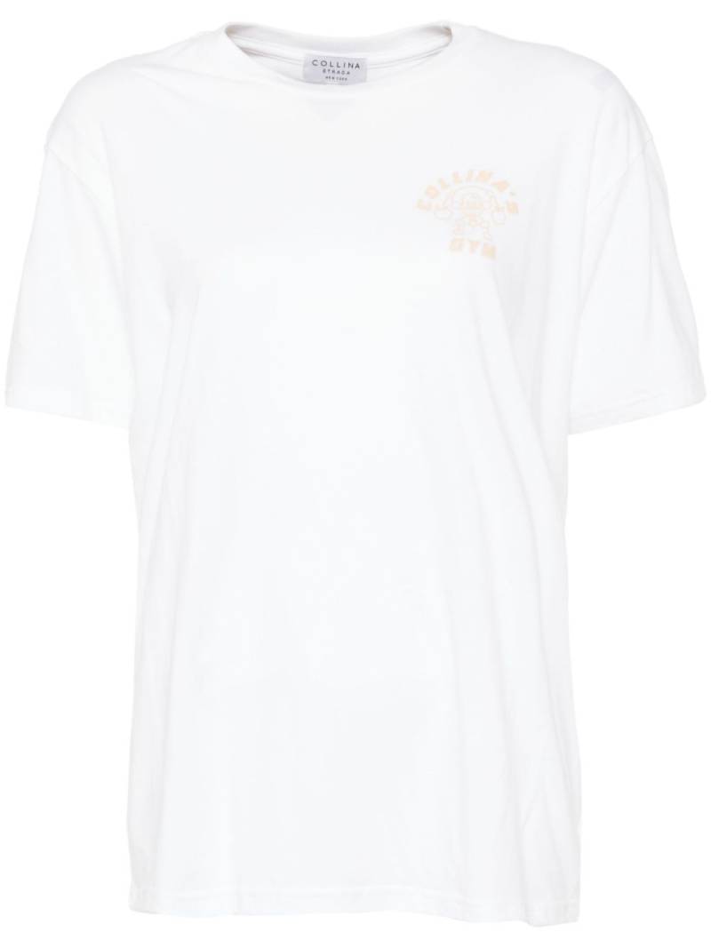 Collina Strada gym-graphic T-shirt - White von Collina Strada