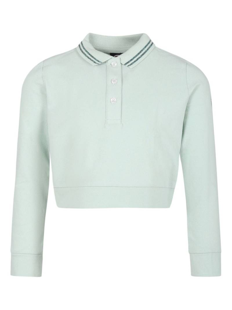 Colmar Kids cropped cotton polo shirt - Green von Colmar Kids