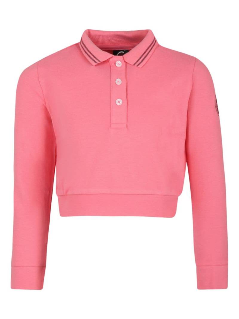 Colmar Kids cropped cotton polo shirt - Pink von Colmar Kids