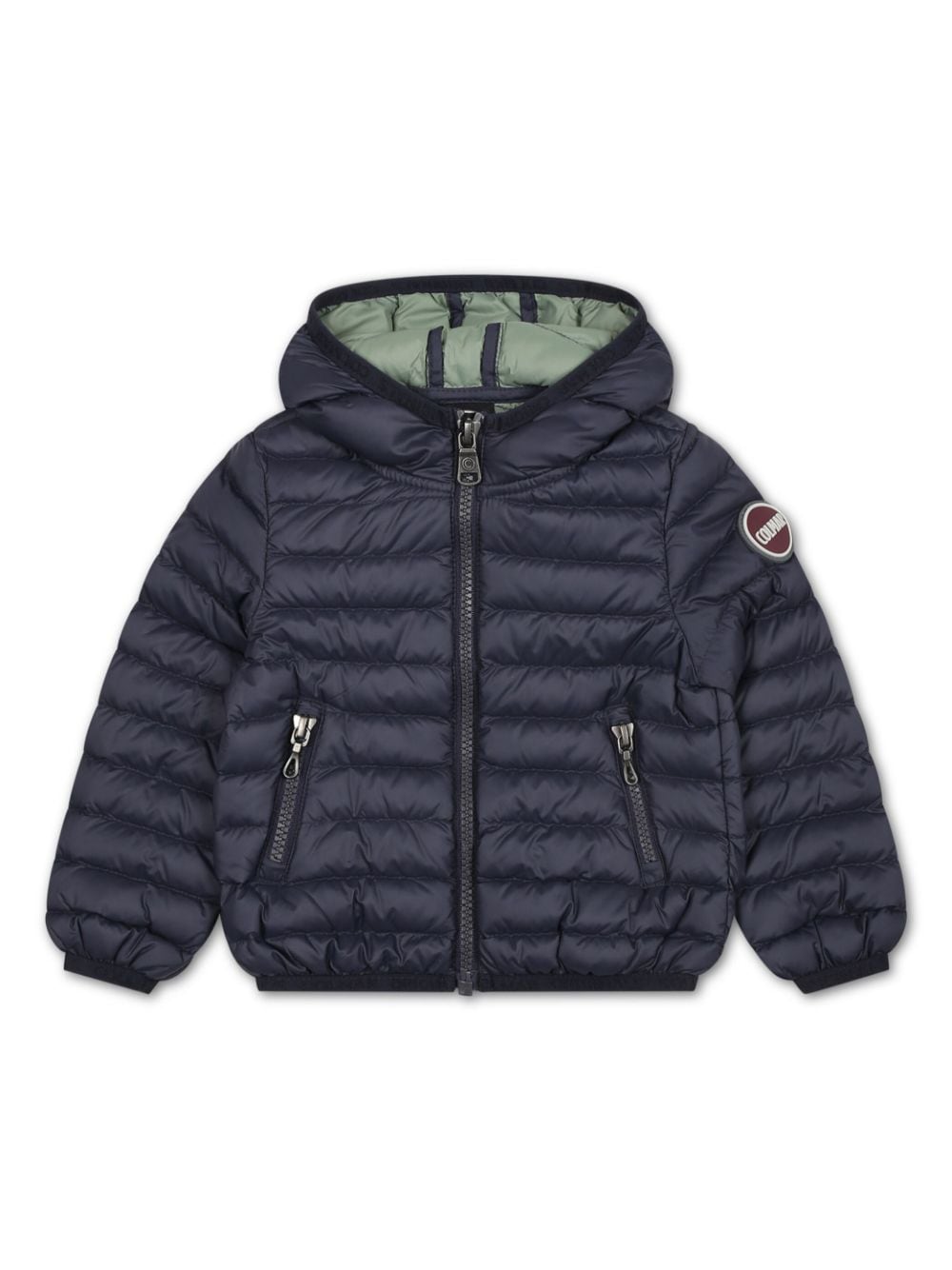 Colmar Kids logo-badge quilted jacket - Blue