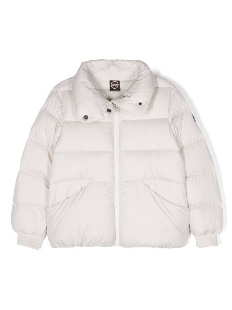 Colmar Kids logo-patch padded coat - Neutrals von Colmar Kids