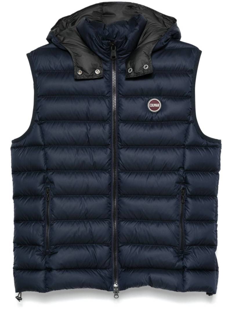 Colmar detachable-hood gilet - Blue von Colmar