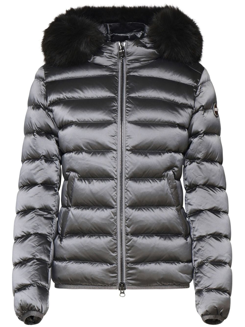 Colmar logo-appliqué faux fur puffer jacket - Grey von Colmar