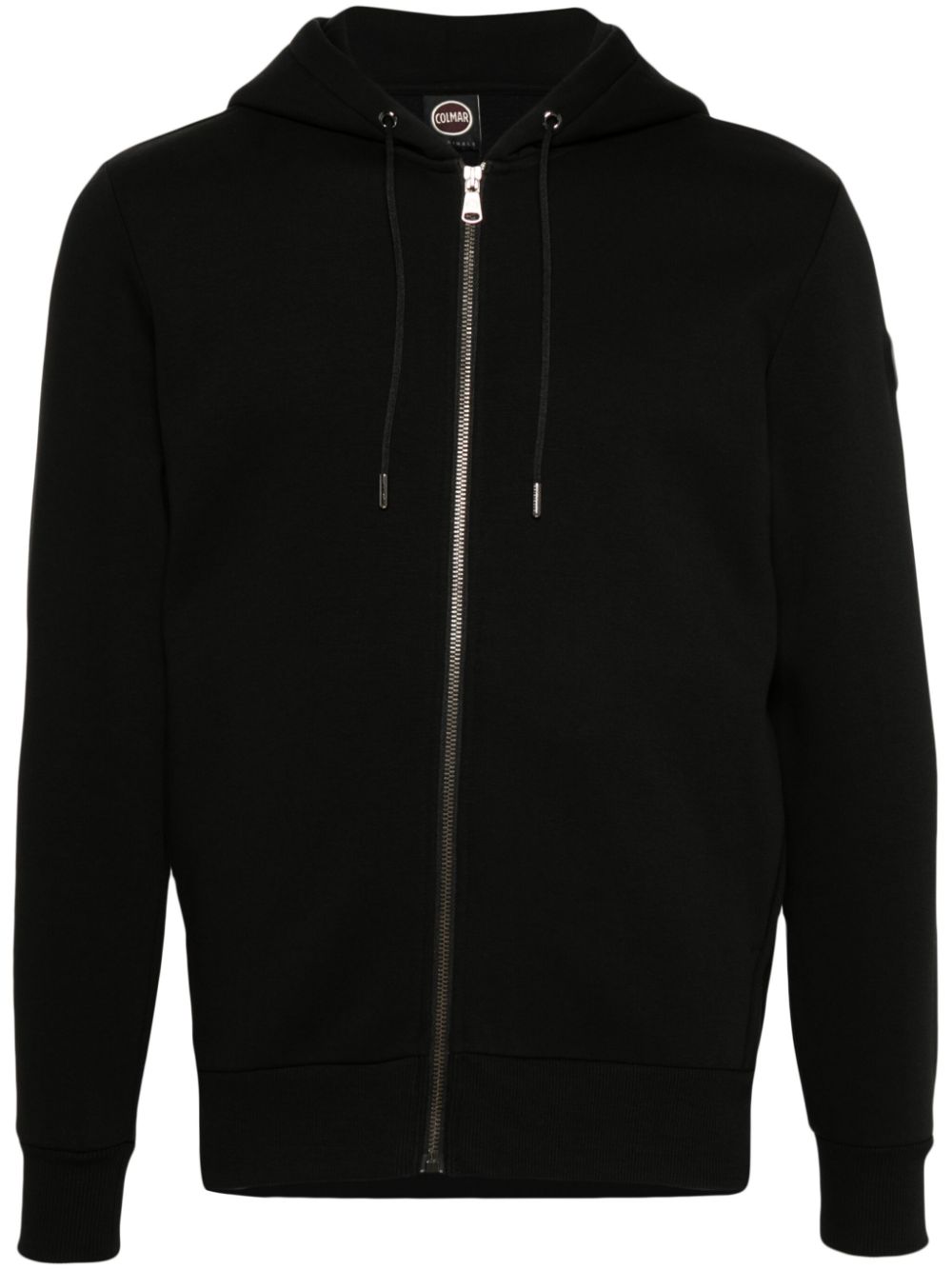 Colmar logo-appliqué zip-up hoodie - Black von Colmar