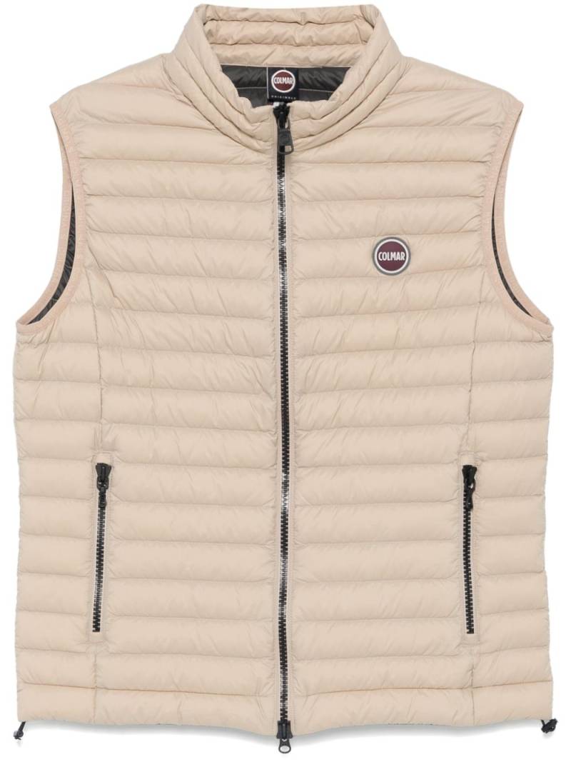 Colmar logo-embossed gilet - Brown von Colmar