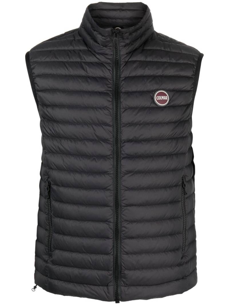 Colmar logo-patch padded gilet - Black von Colmar