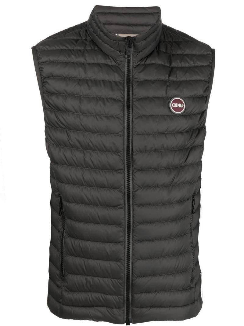 Colmar padded logo-embossed gilet - Grey von Colmar