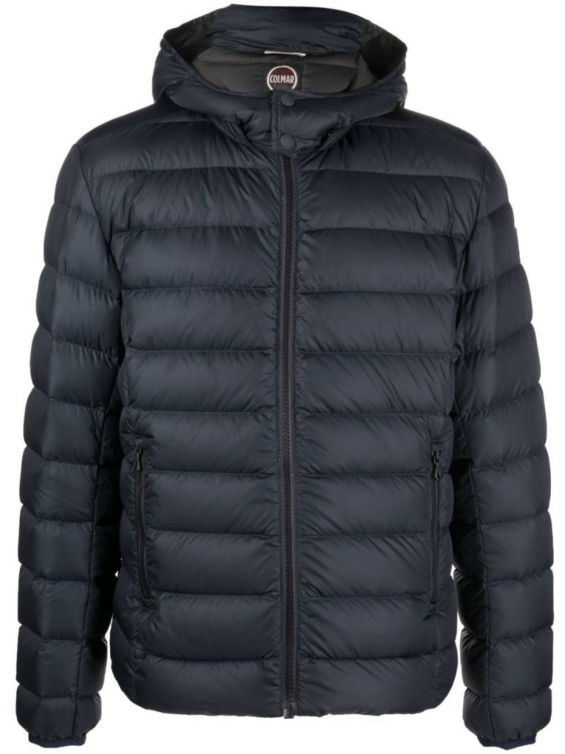 Colmar quilted zip-up hooded jacket - Blue von Colmar