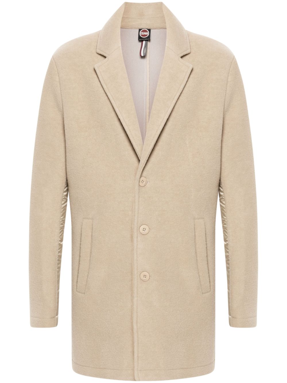 Colmar rubberised-logo coat - Neutrals von Colmar