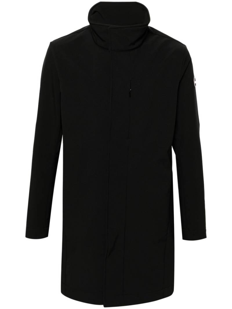 Colmar rubberised logo patch coat - Black von Colmar