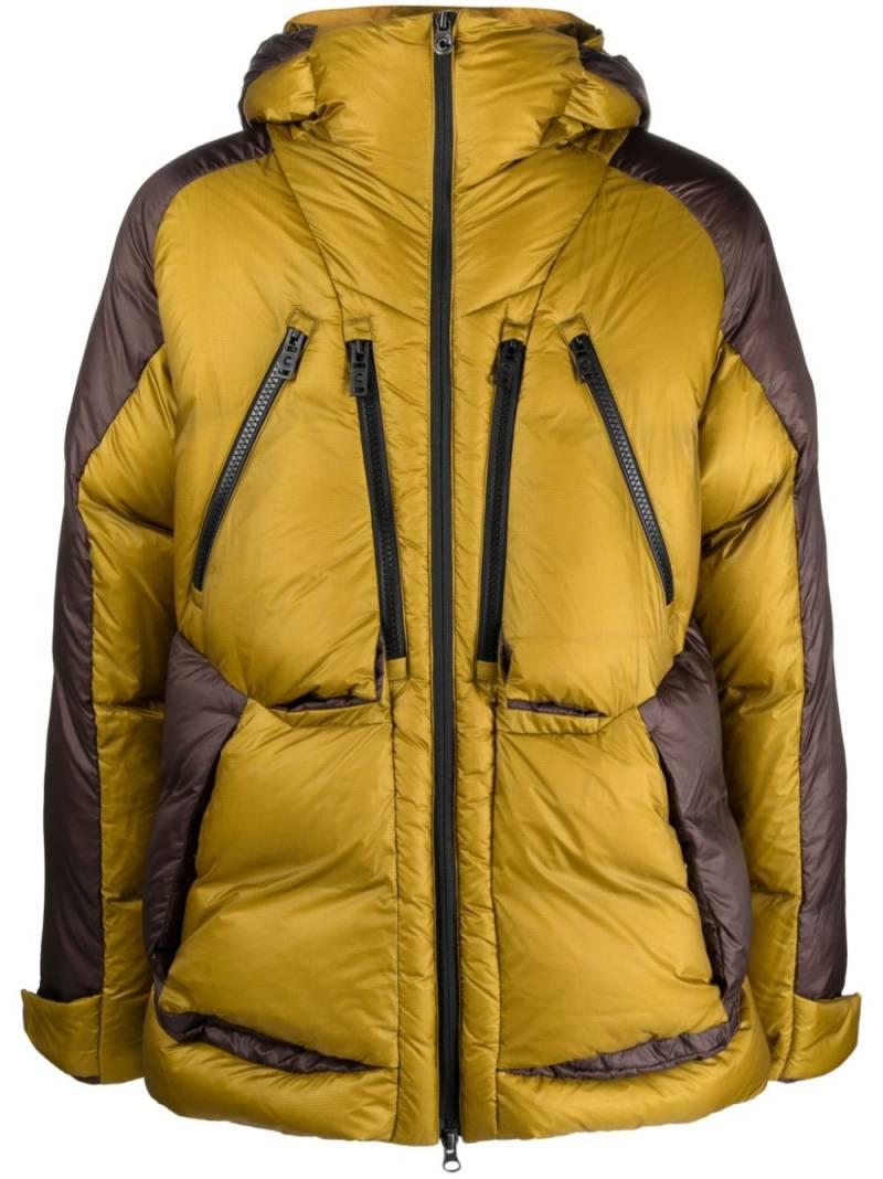 Colmar two-tone hooded down jacket - Yellow von Colmar