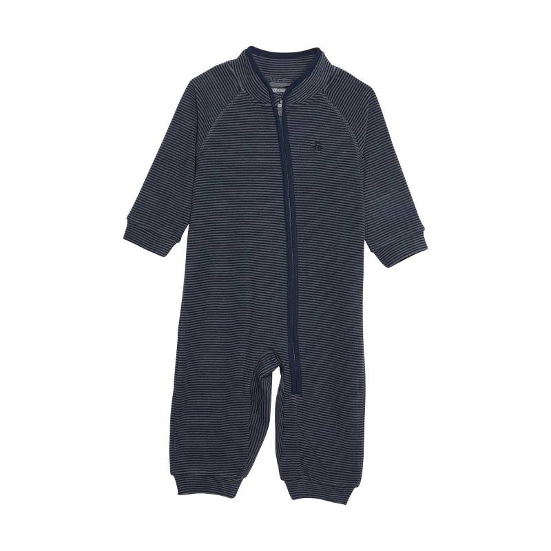 Baby Fleeceoverall Turbulence Unisex Blau 74 von Color Kids