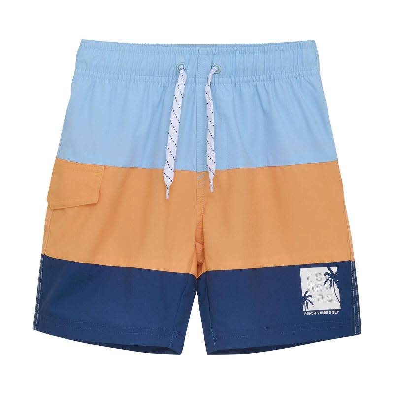 Badeshorts Colorblock Tangerine Jungen Multicolor 140 von Color Kids