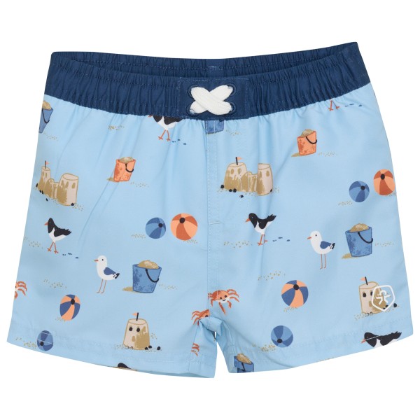 Color Kids - Baby Beachshorts with Diaper AOP - Boardshorts Gr 86 blau von Color Kids