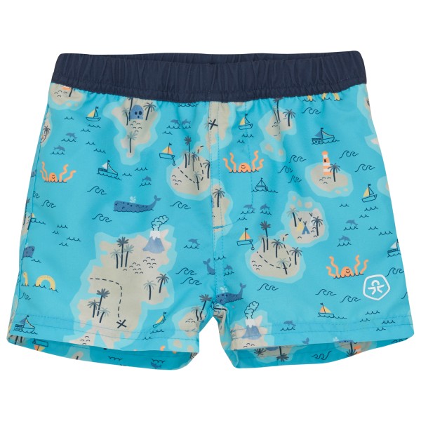 Color Kids - Baby Beachshorts  with Diaper AOP - Boardshorts Gr 86 türkis von Color Kids