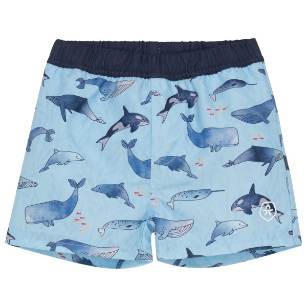 Color Kids - Baby Beachshorts  with Diaper AOP - Boardshorts Gr 98 blau von Color Kids