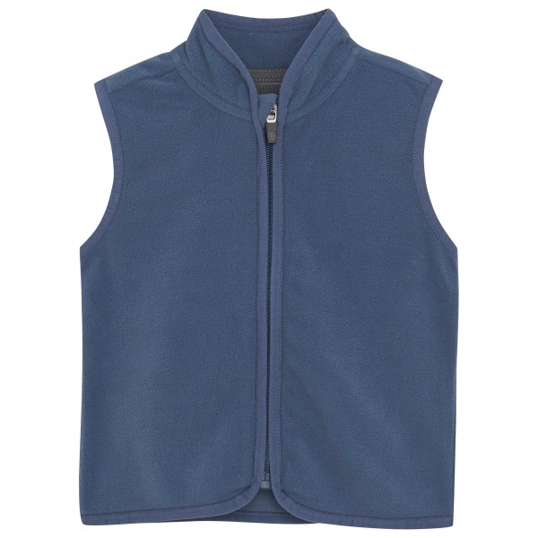 Color Kids - Baby Fleece Waistcoat with Embroidment - Fleecegilet Gr 74 blau von Color Kids