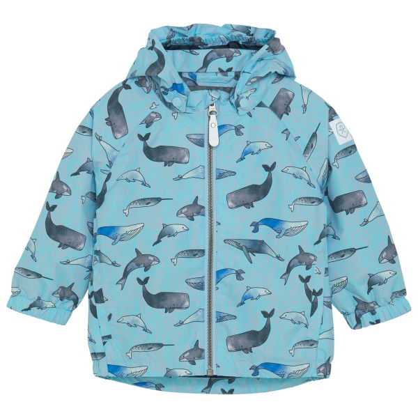 Color Kids - Baby Jacket AOP - Regenjacke Gr 104 türkis/blau von Color Kids