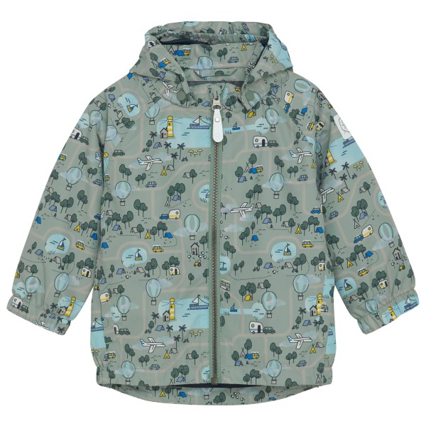 Color Kids - Baby Jacket AOP - Regenjacke Gr 80 türkis von Color Kids