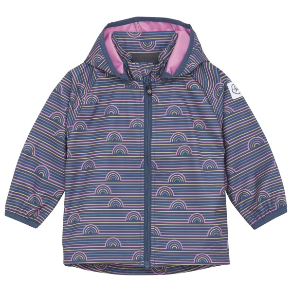 Color Kids - Baby Softshell Jacket AOP - Softshelljacke Gr 86 grau/blau von Color Kids