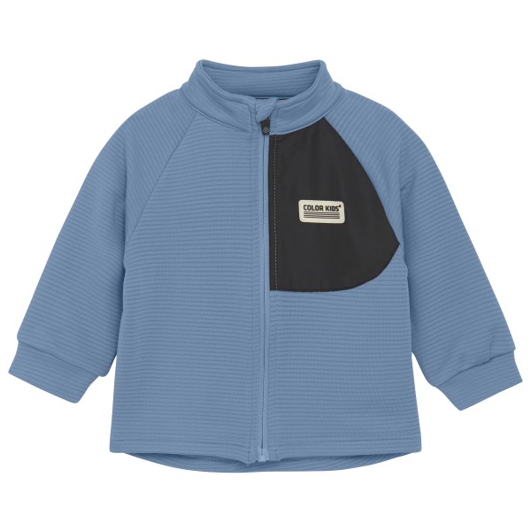 Color Kids - Baby Stretch Fleece Jacket - Fleecejacke Gr 104 blau von Color Kids