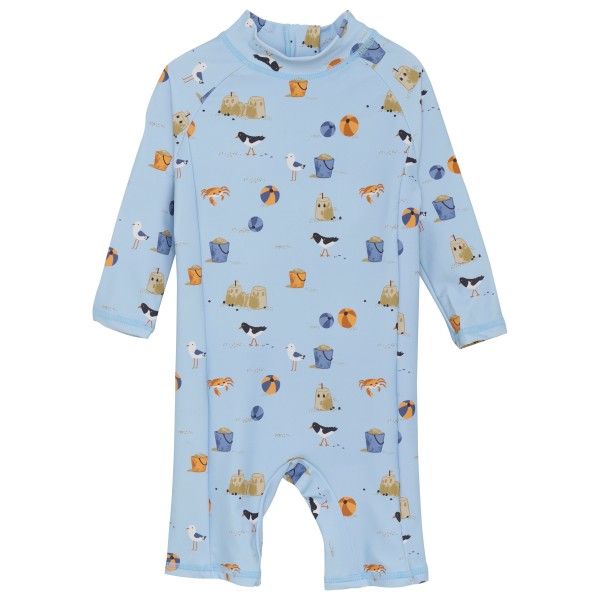 Color Kids - Baby Suit L/S AOP - Lycra Gr 104 blau von Color Kids