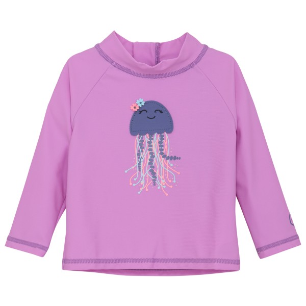 Color Kids - Baby T-Shirt L/S with Application - Lycra Gr 98 lila von Color Kids
