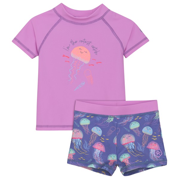 Color Kids - Baby T-Shirt Set S/S - Lycra Gr 98 lila von Color Kids