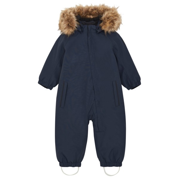 Color Kids - Baby's Coverall with fake Fur - Overall Gr 104 blau von Color Kids