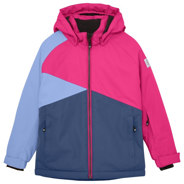 Color Kids - Girl's Ski Jacket Colorblock - Skijacke Gr 116 blau/rosa von Color Kids