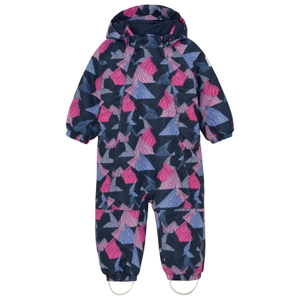 Color Kids - Kid's Coverall with 2 Zip AOP - Overall Gr 74 blau von Color Kids