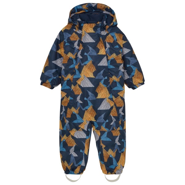 Color Kids - Kid's Coverall with 2 Zip AOP - Overall Gr 80 blau von Color Kids