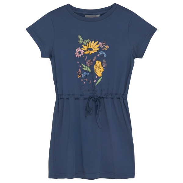 Color Kids - Kid's Dress with Print S/S - Kleid Gr 104 blau von Color Kids