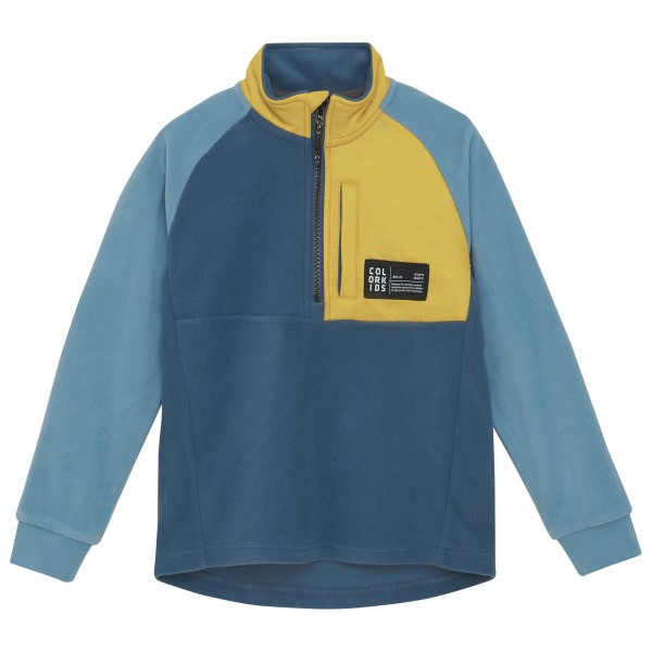 Color Kids - Kid's Fleece Jacket Anorak - Fleecepullover Gr 92 blau von Color Kids