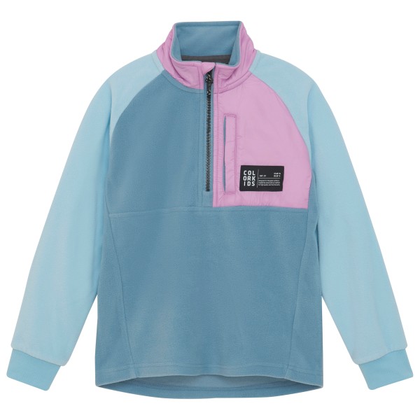 Color Kids - Kid's Fleece Jacket Anorak - Fleecepullover Gr 98 blau von Color Kids