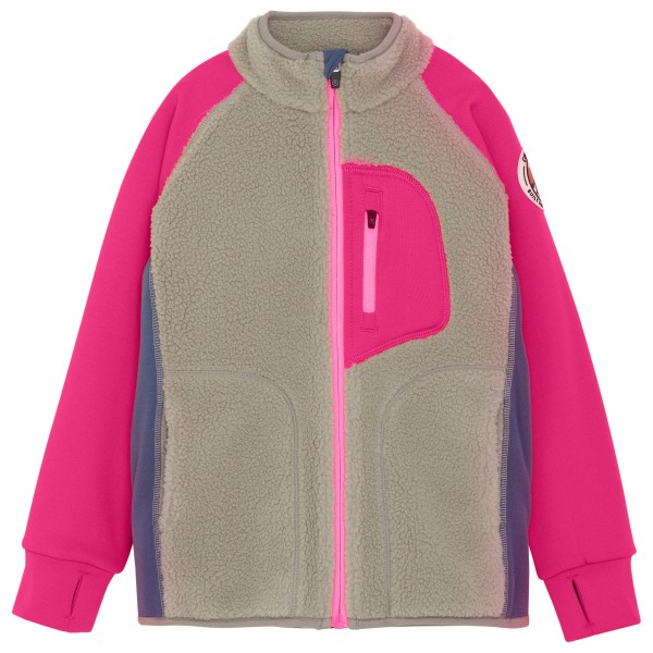 Color Kids - Kid's Fleece Jacket - Fleecejacke Gr 104 rosa/beige von Color Kids