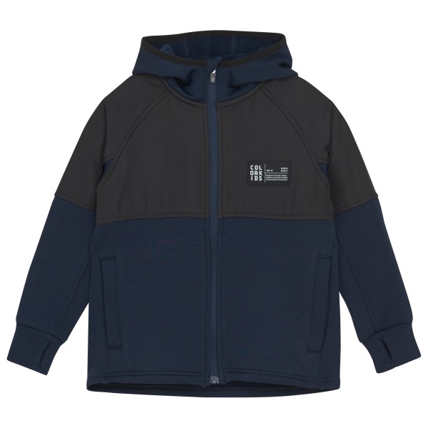 Color Kids - Kid's Fleece Stretch Jacket with Hood - Fleecejacke Gr 128 blau Color Kids - Kid's Fleece Stretch Jacket with Hood - Fleecejacke Gr 128 blau von Color Kids