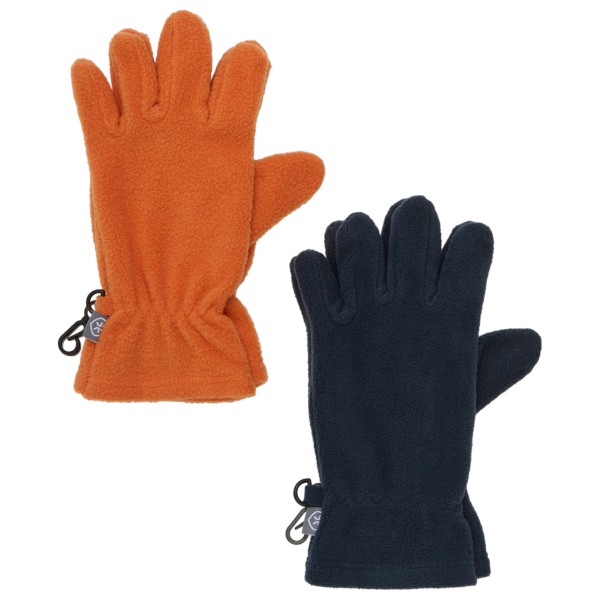 Color Kids - Kid's Gloves Fleece Set - Handschuhe Gr 10-12 Years blau von Color Kids