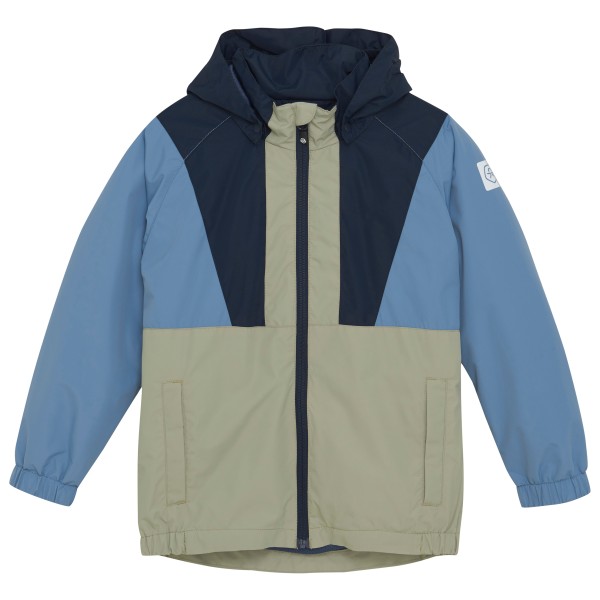 Color Kids - Kid's Jacket Colorblock - Regenjacke Gr 110 blau von Color Kids