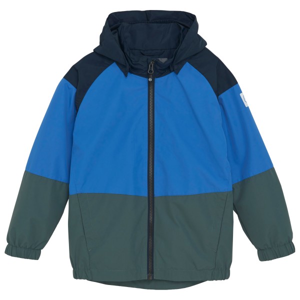 Color Kids - Kid's Jacket Colorblock - Regenjacke Gr 122 blau von Color Kids