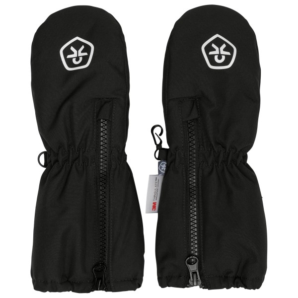 Color Kids - Kid's Mittens Long with Zipper - Handschuhe Gr 0-1 Years schwarz Color Kids - Kid's Mittens Long with Zipper - Handschuhe Gr 0-1 Years schwarz von Color Kids