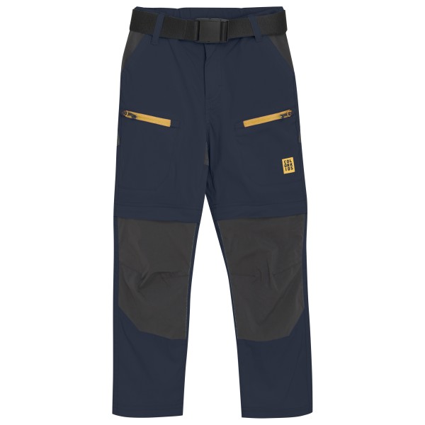 Color Kids - Kid's Pants Outdoor with Zip Off - Freizeithose Gr 176 blau von Color Kids