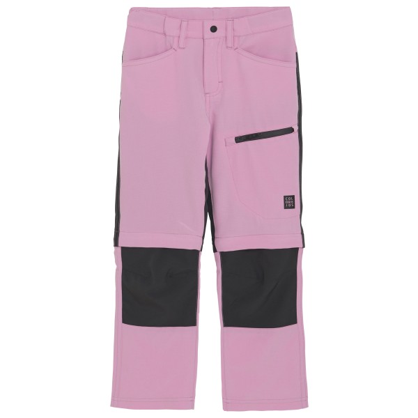 Color Kids - Kid's Pants Stretch with Zip Off - Freizeithose Gr 116 rosa von Color Kids