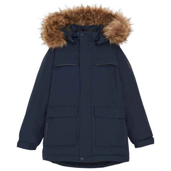 Color Kids - Kid's Parka with fake Fur - Parka Gr 116 blau von Color Kids