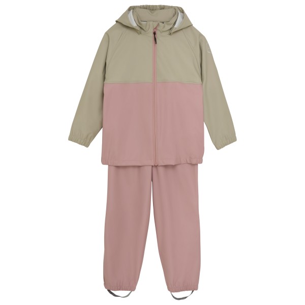 Color Kids - Kid's Rain Set Colorblock - Overall Gr 104 rosa von Color Kids